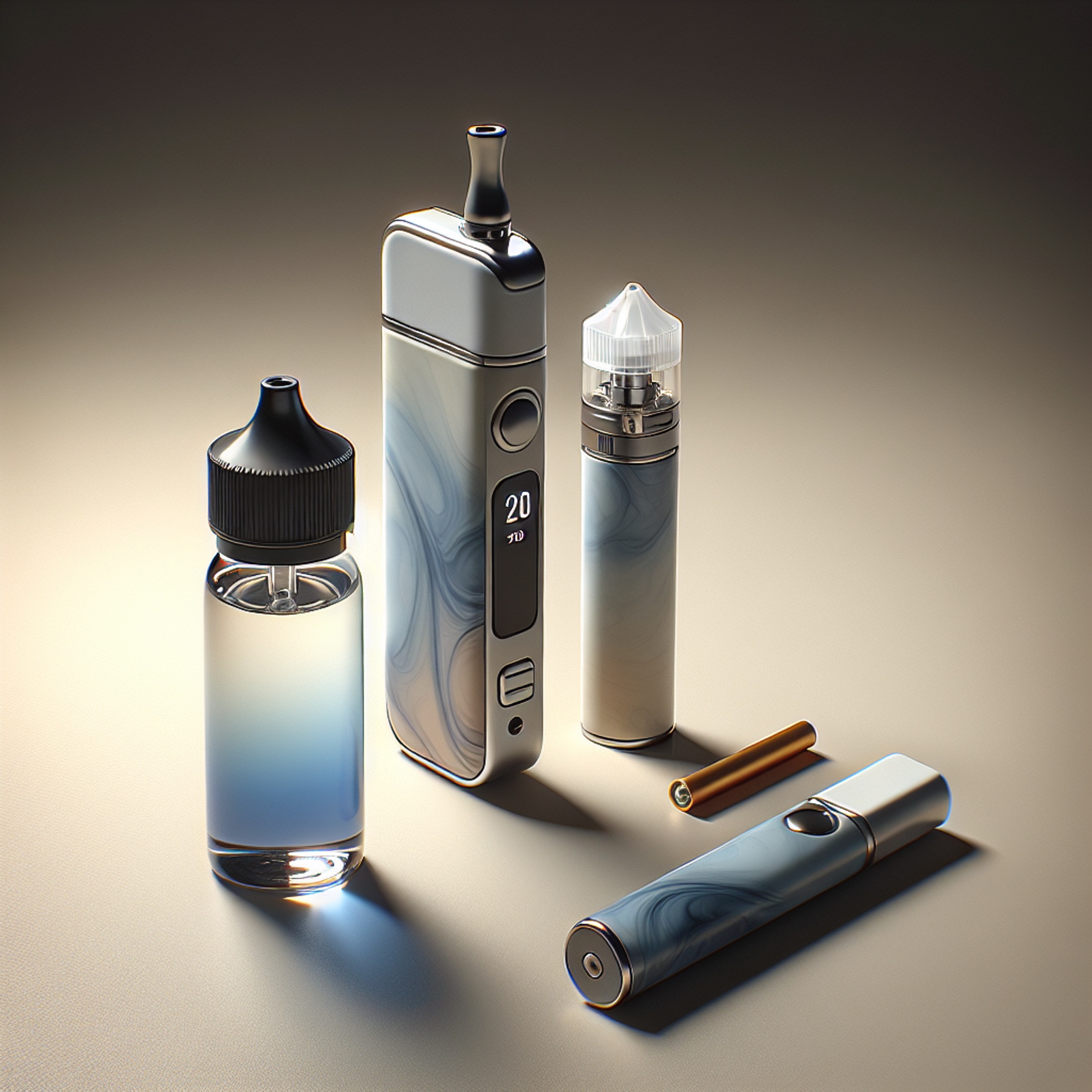 Компактний pod із запасним картриджем і пляшечкою рідини Lucky Blueberry на нейтральному фоні - ідея подарунка, купити под до 500 грн